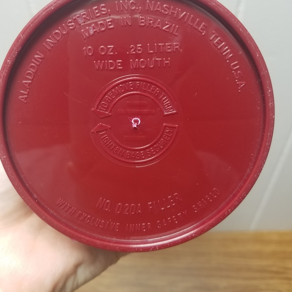 Vtg 70s Wide Mouth Aladdin Thermos- 10oz - Picture 7 of 11